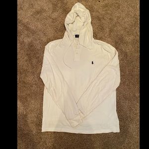 Men’s Polo lightweight Hoodie Shirt - M